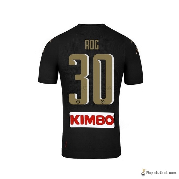 Camiseta Napoli Replica Tercera Ropa Rog 2016/17 Negro